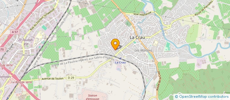 localisation de l'entreprise 949 198 139   LA CRAU