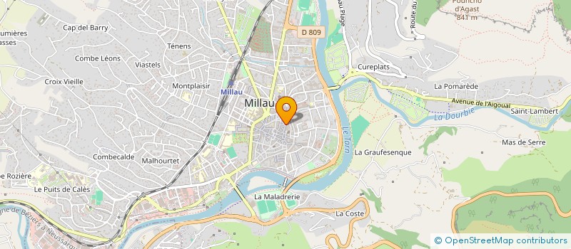 localisation de l'entreprise 949 213 532   MILLAU