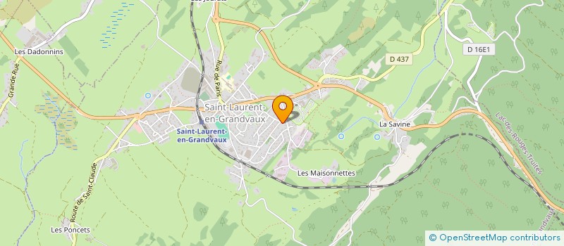 localisation de l'entreprise 949 222 004 à SAINT-LAURENT-EN-GRANDVAUX