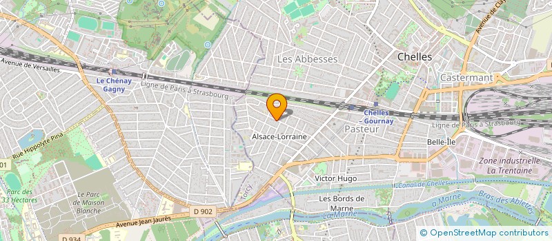 localisation de l'entreprise 949 224 711   CHELLES