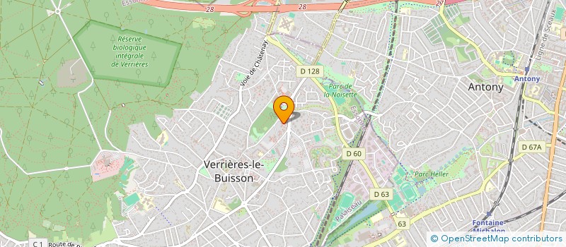 localisation de l'entreprise 949 228 399 à VERRIERES-LE-BUISSON