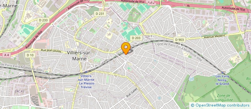 localisation de l'entreprise 949 255 681  à VILLIERS-SUR-MARNE