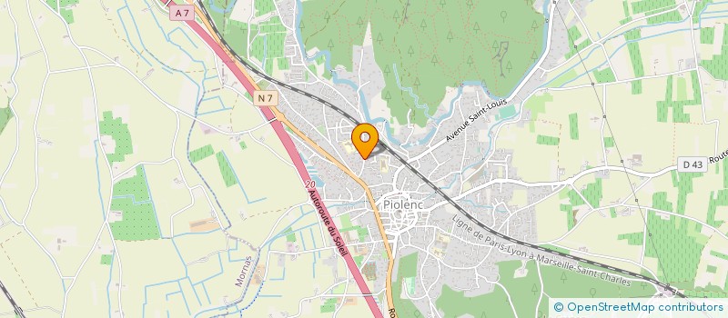 localisation de l'entreprise 949 267 801   PIOLENC