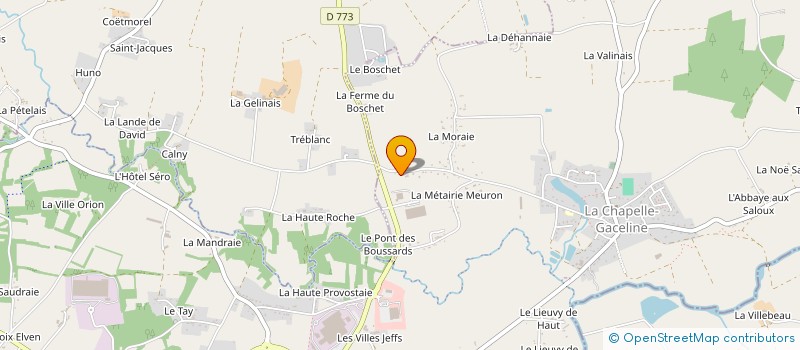 localisation de l'entreprise 949 297 683   LA GACILLY