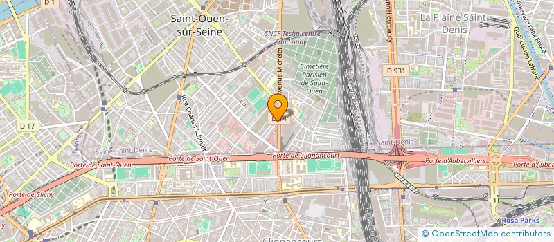 localisation de l'entreprise 949 345 128 à SAINT-OUEN-SUR-SEINE
