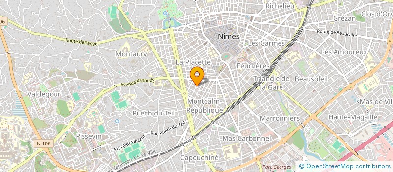 localisation de l'entreprise 949 350 813   NIMES