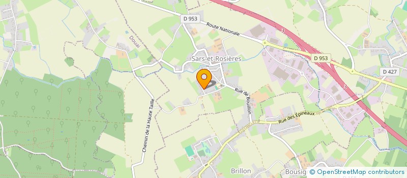 localisation de l'entreprise 949 367 387   SARS-ET-ROSIERES