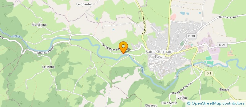 localisation de l'entreprise 949 380 273   SAINT-GERMAIN-LAVAL