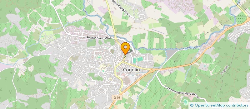 localisation de l'entreprise 949 410 534   COGOLIN