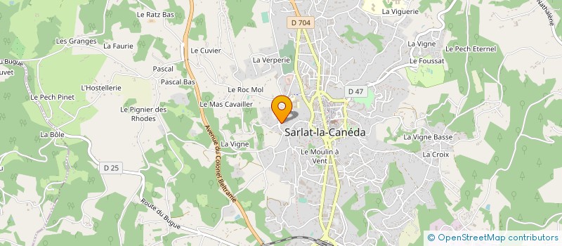 localisation de l'entreprise 949 418 032 à SARLAT-LA-CANEDA