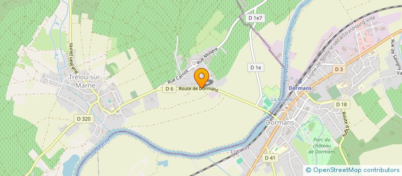 localisation de l'entreprise 949 437 990   TRELOU-SUR-MARNE