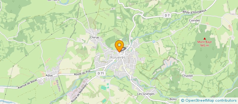 localisation de l'entreprise 949 444 277   ROSIERES