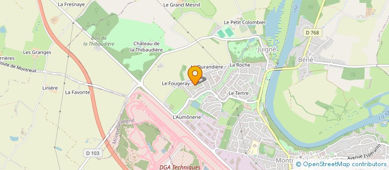 localisation de l'entreprise 949 446 835   MONTREUIL-JUIGNE