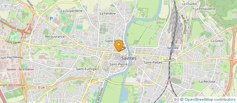 localisation de l'entreprise 949 472 724   SAINTES