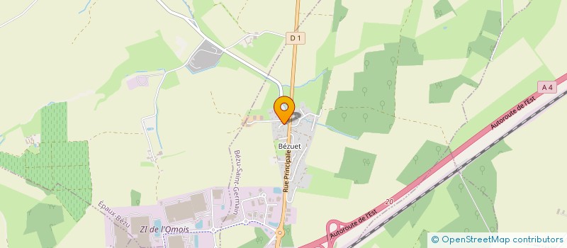 localisation de l'entreprise 949 503 890   BEZU-SAINT-GERMAIN