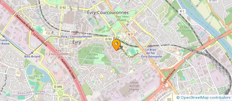 localisation de l'entreprise 949 514 145   EVRY-COURCOURONNES