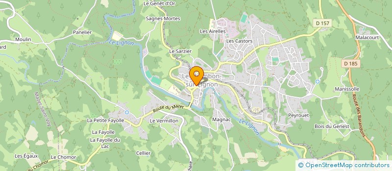 localisation de l'entreprise 949 535 231   LE CHAMBON-SUR-LIGNON