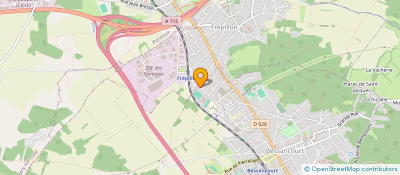 localisation de l'entreprise 949 555 007   BESSANCOURT