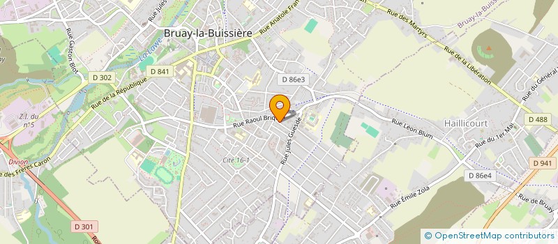 localisation de l'entreprise 949 576 003   CAMBLAIN-CHATELAIN