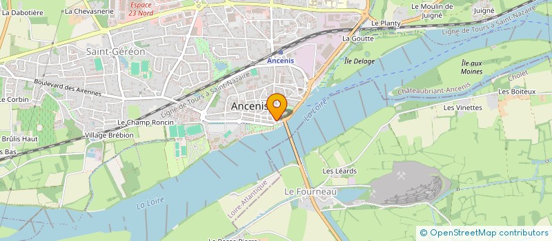 localisation de l'entreprise 949 588 297 à ANCENIS-SAINT-GEREON