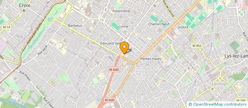 localisation de l'entreprise 949 592 513   CROIX