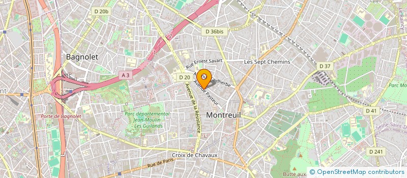 localisation de l'entreprise 949 613 442 à MONTREUIL