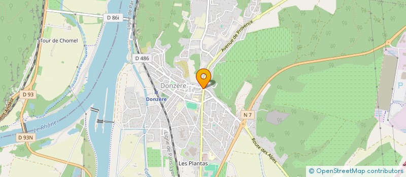 localisation de l'entreprise 949 665 038   DONZERE