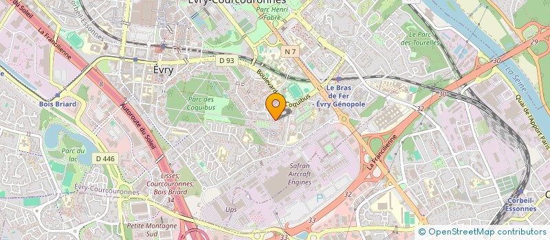 localisation de l'entreprise 949 689 525   EVRY-COURCOURONNES