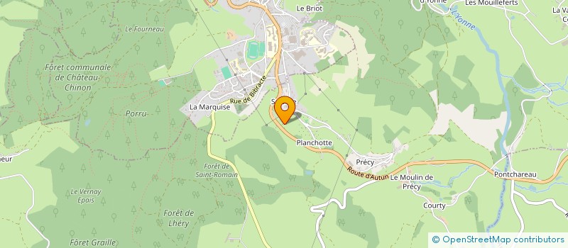 localisation de l'entreprise 949 717 466 à CHATILLON-EN-BAZOIS