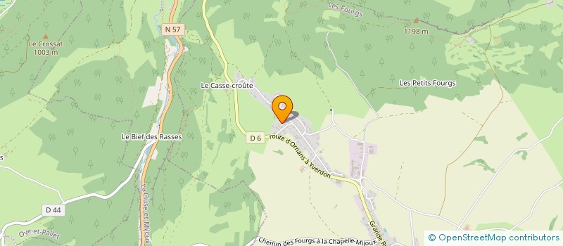 localisation de l'entreprise 949 723 407   LES FOURGS