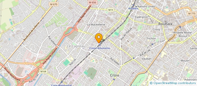 localisation de l'entreprise 949 728 737   CROIX