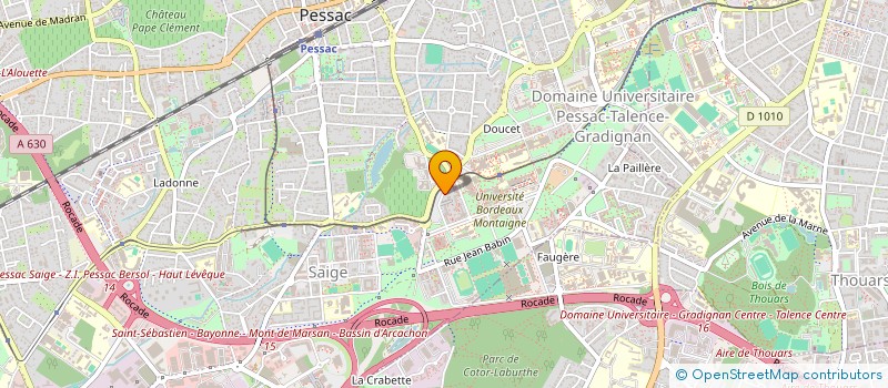 localisation de l'entreprise 949 761 647  à PESSAC