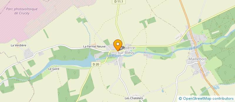 localisation de l'entreprise 949 771 604 à MAILLEBOIS