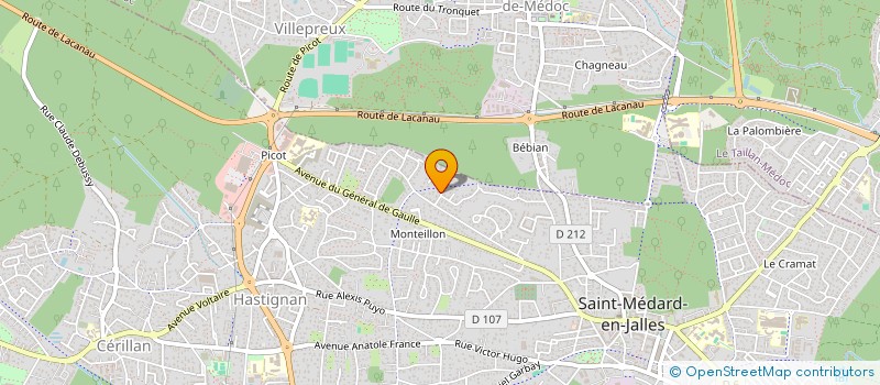 localisation de l'entreprise 949 780 308   SAINT-MEDARD-EN-JALLES