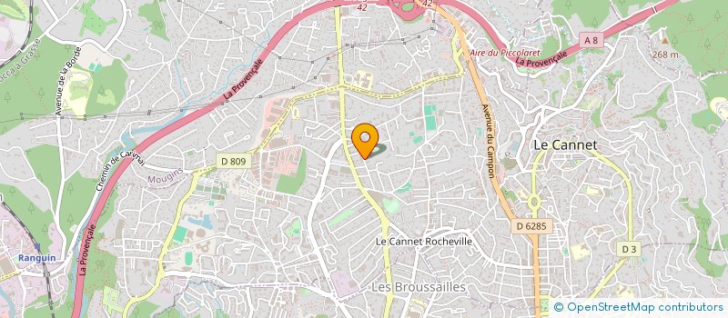 localisation de l'entreprise 949 785 554  à LE CANNET