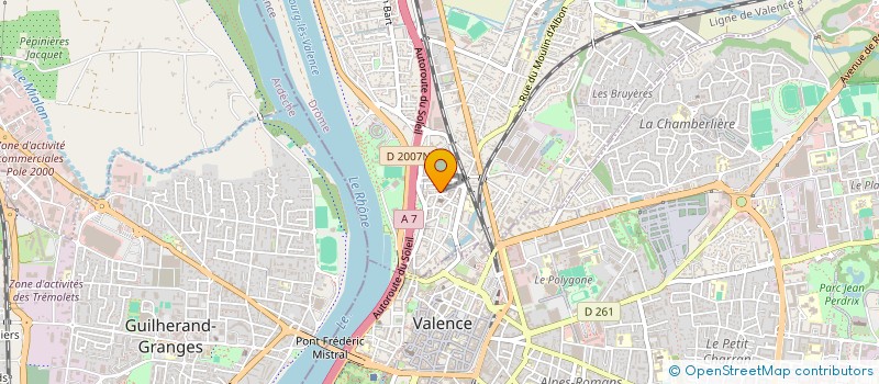 localisation de l'entreprise 949 807 135  à BOURG-LES-VALENCE