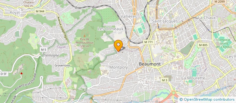 localisation de l'entreprise 949 811 210   CLERMONT-FERRAND