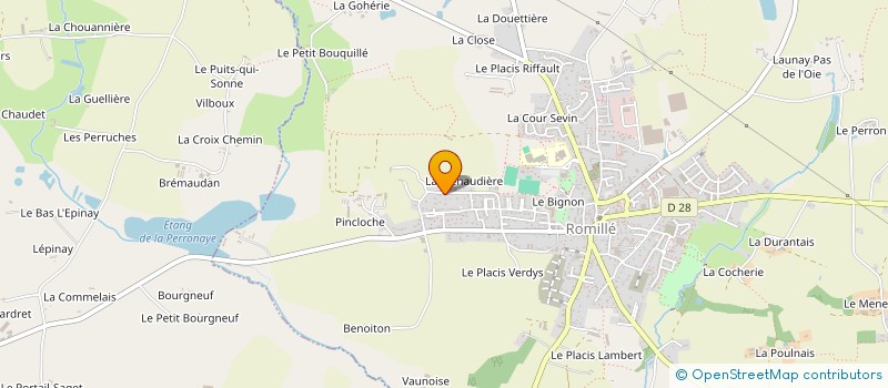 localisation de l'entreprise 949 819 924   ROMILLE