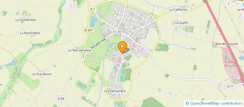 localisation de l'entreprise 949 866 701   LES BROUZILS