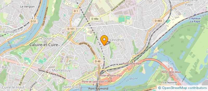 localisation de l'entreprise 949 876 775   CALUIRE-ET-CUIRE