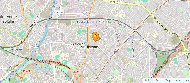 localisation de l'entreprise 949 909 493 à LA MADELEINE