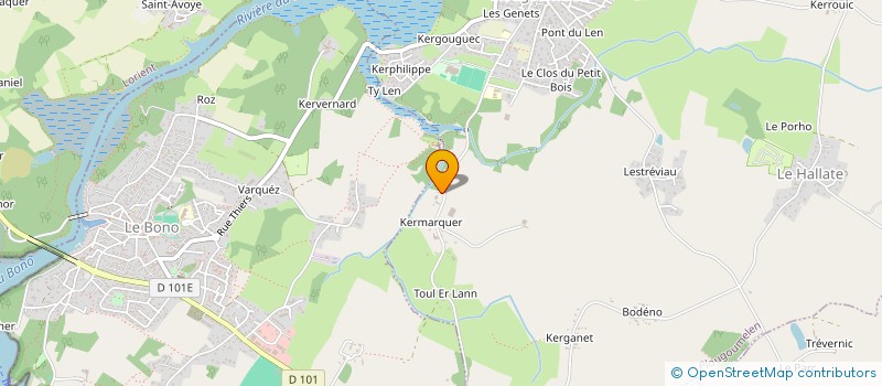 localisation de l'entreprise 949 929 947  à PLOUGOUMELEN