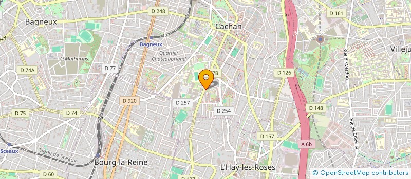 localisation de l'entreprise 949 970 230   CACHAN