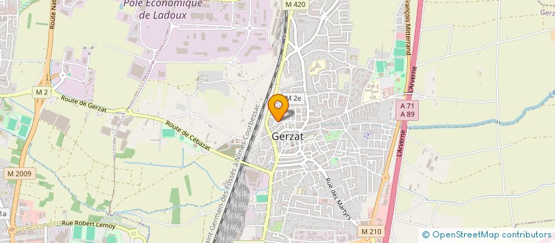 localisation de l'entreprise 949 999 049 à COURNON-D'AUVERGNE