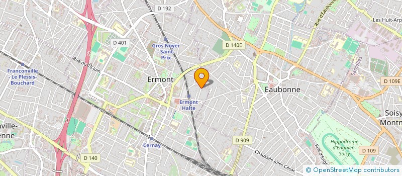 localisation de l'entreprise 95 SKATE CULTURE  ERMONT