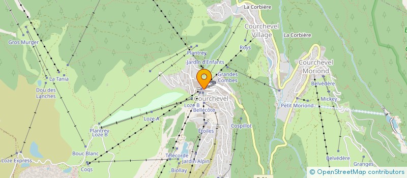 localisation de l'entreprise 950 309 534  à COURCHEVEL