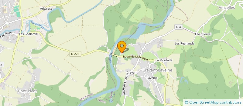 localisation de l'entreprise 950 371 971   CREVANT-LAVEINE