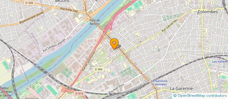 localisation de l'entreprise 950 712 539 à COLOMBES