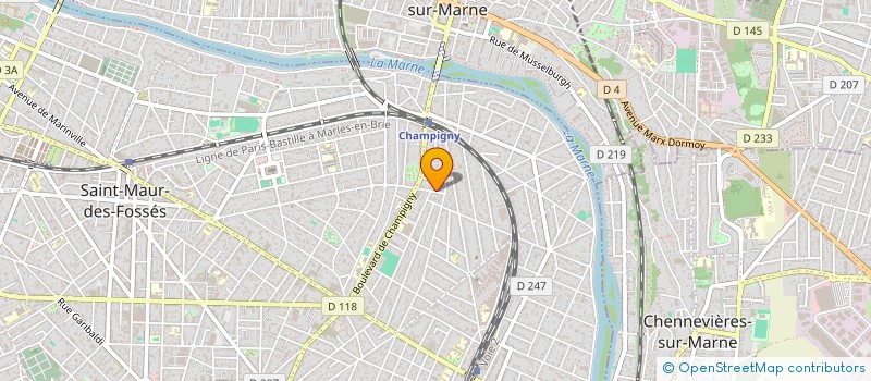 localisation de l'entreprise 950 736 850  à SAINT-MAUR-DES-FOSSES