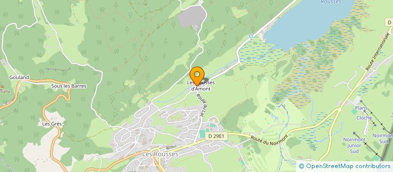 localisation de l'entreprise 950 740 381   LES ROUSSES